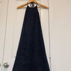 Fendi Black Sparkle Maxi Dress